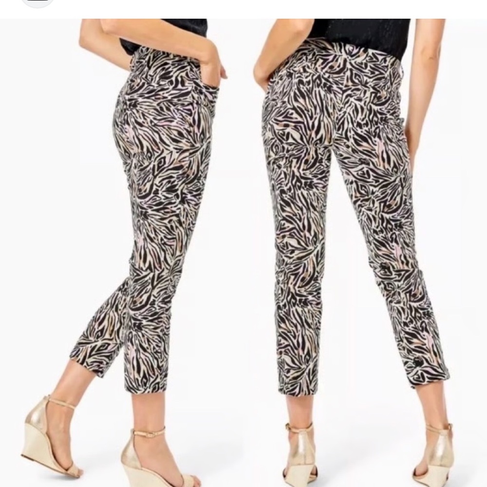 Lilly Pulitzer Kelly Stretch Pants Can You Zee Me